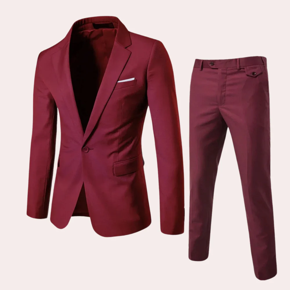 Men’s Slim-Fit Suit Set