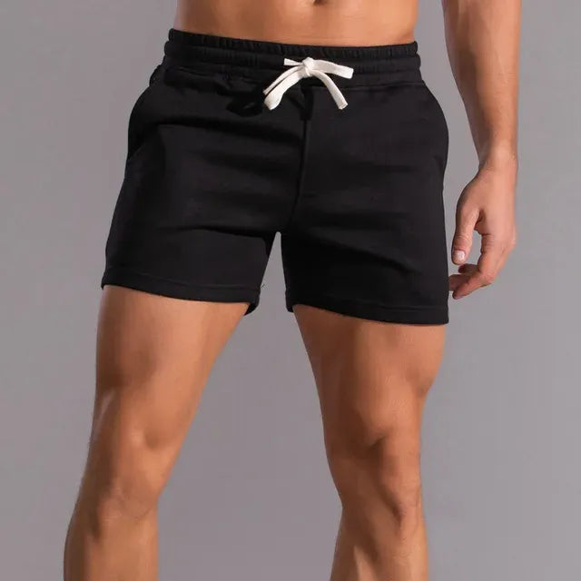 Men's Slim-Fit Shorts with Drawstring