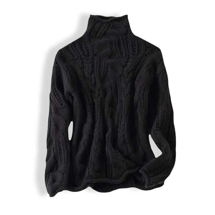 Women’s Cable-Knit Turtleneck Sweater
