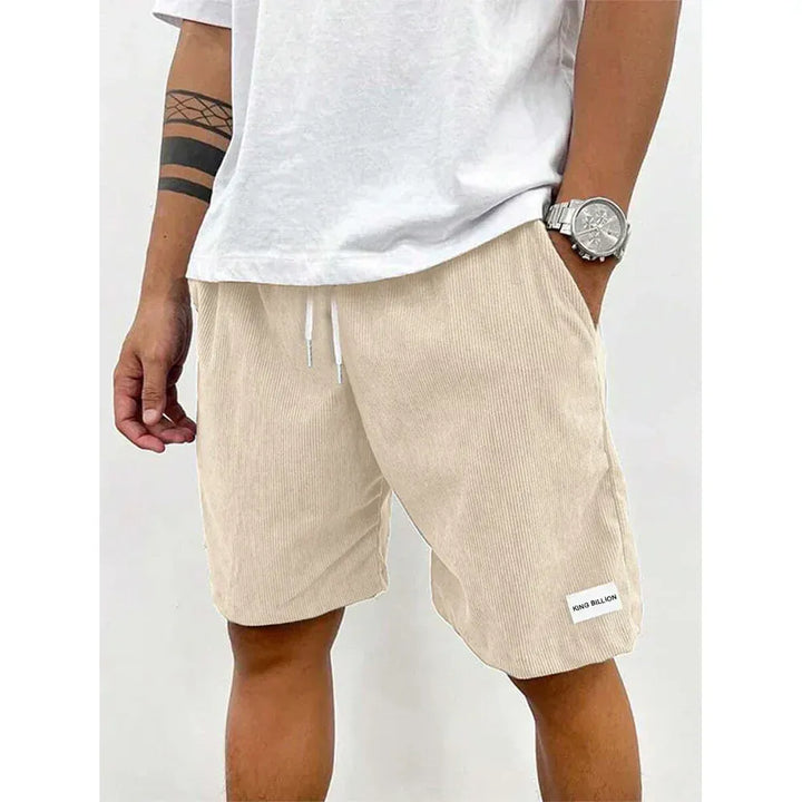 Men’s Corduroy Shorts with Drawstring