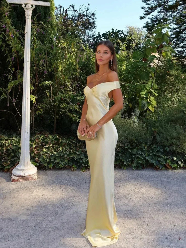Women’s Off-the-Shoulder Maxi Dress