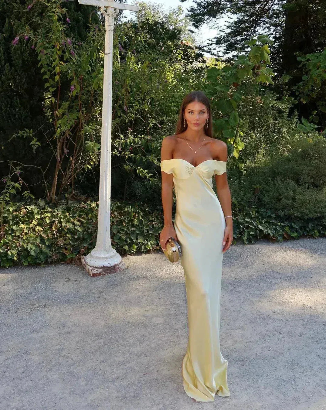 Women’s Off-the-Shoulder Maxi Dress