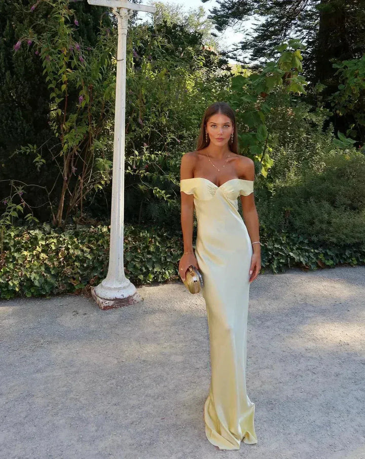 Women’s Off-the-Shoulder Maxi Dress