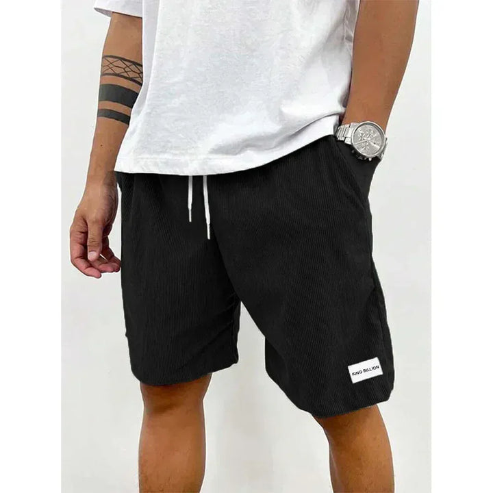 Men’s Corduroy Shorts with Drawstring