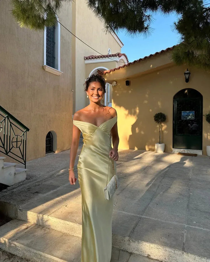 Women’s Off-the-Shoulder Maxi Dress