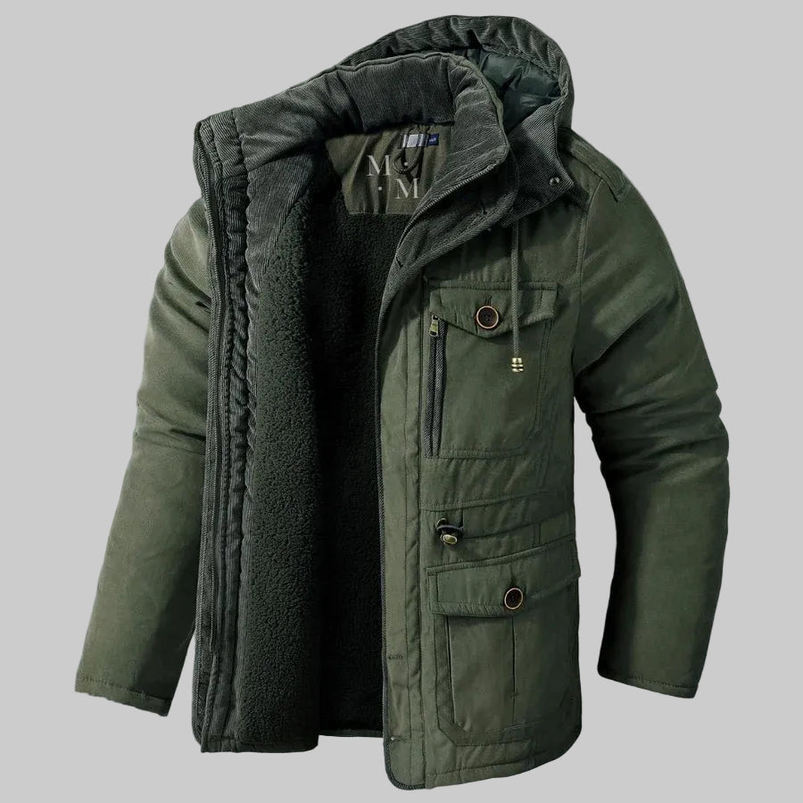 Men | Hooded jacket with multiple front pockets