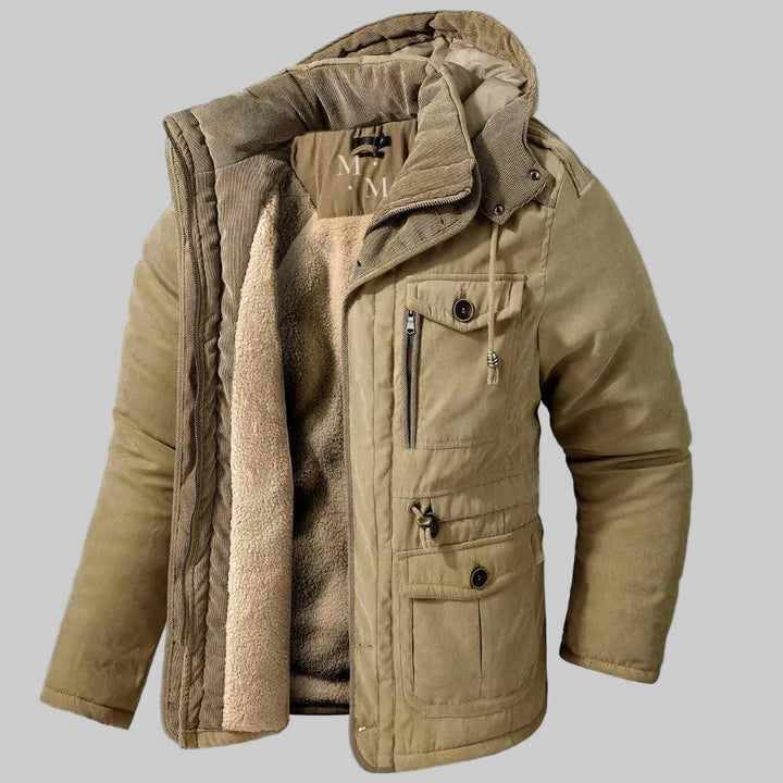 Men | Hooded jacket with multiple front pockets