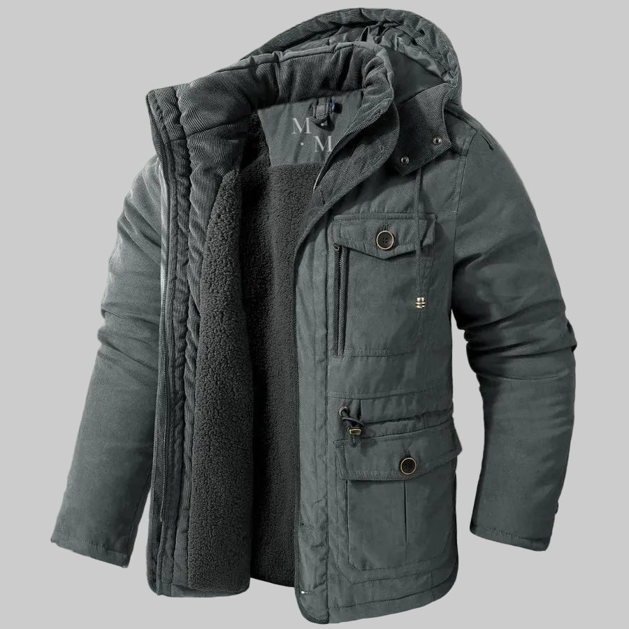 Men | Hooded jacket with multiple front pockets