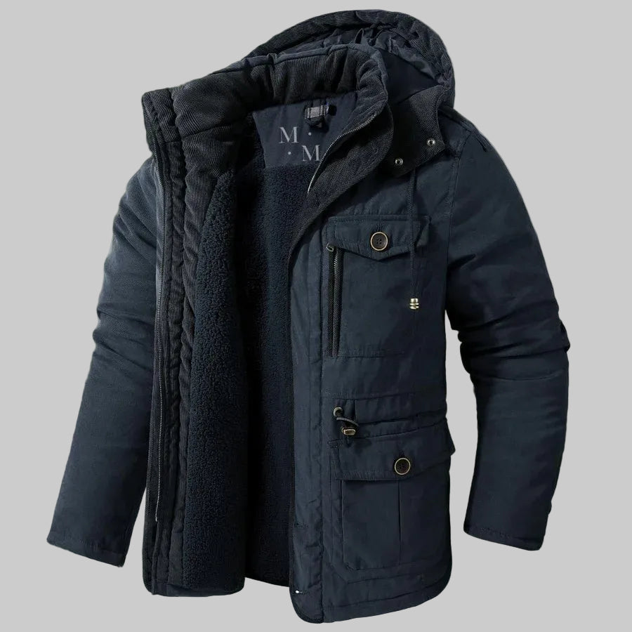 Men | Hooded jacket with multiple front pockets