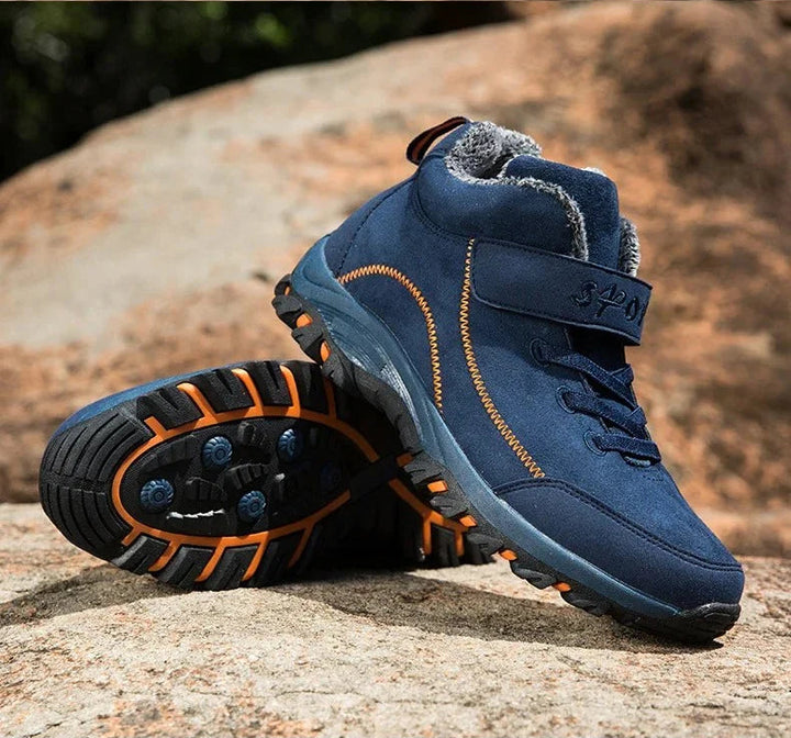 Men’s Ankle Boots with Zigzag Stitching