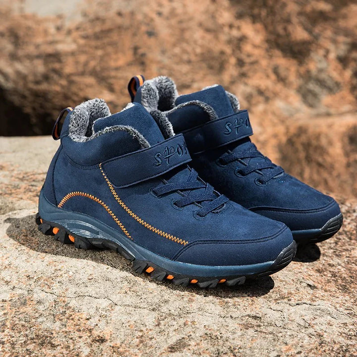 Men’s Ankle Boots with Zigzag Stitching