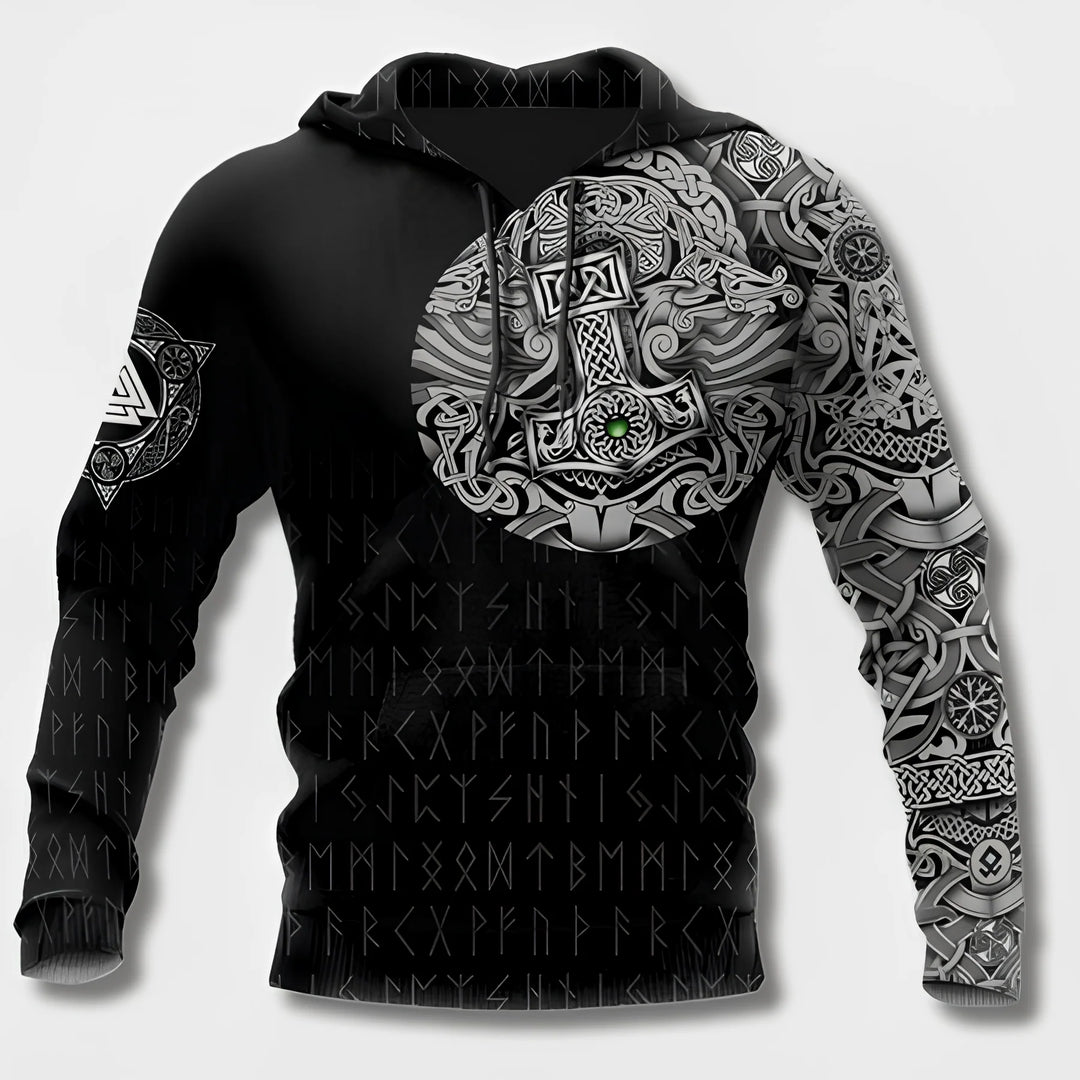 Men’s Hoodie with Graphic Print