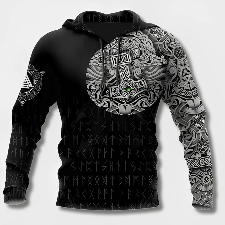 Men’s Hoodie with Graphic Print
