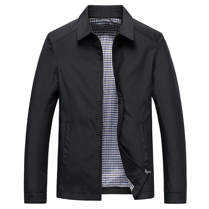 Men’s Jacket with Folded Collar