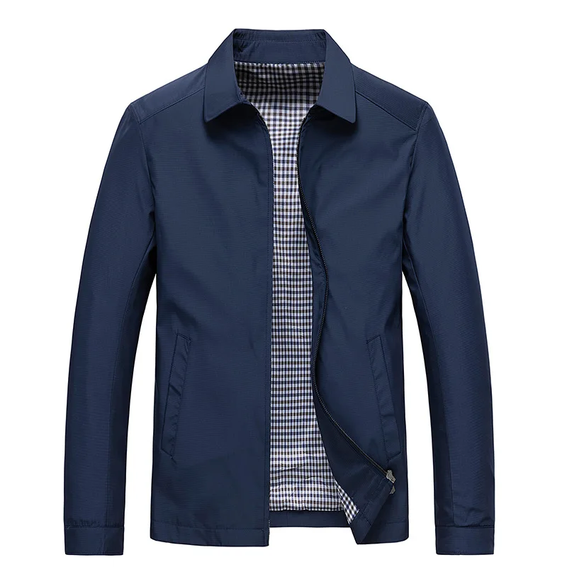 Men’s Jacket with Folded Collar