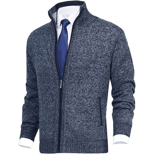 Men’s Knit Zip-Up Cardigan