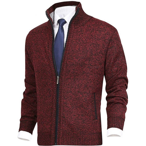 Men’s Knit Zip-Up Cardigan