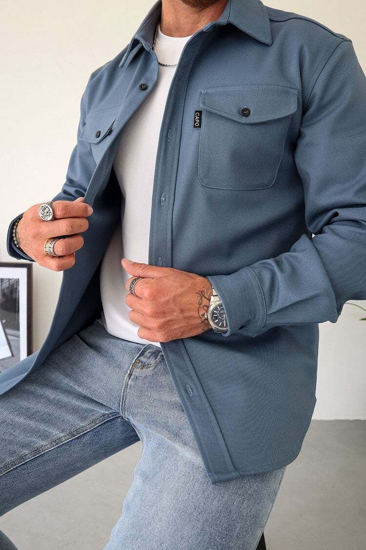 Men’s Long-Sleeve Button-Up Shirt
