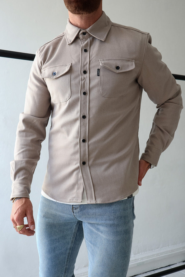 Men’s Long-Sleeve Button-Up Shirt