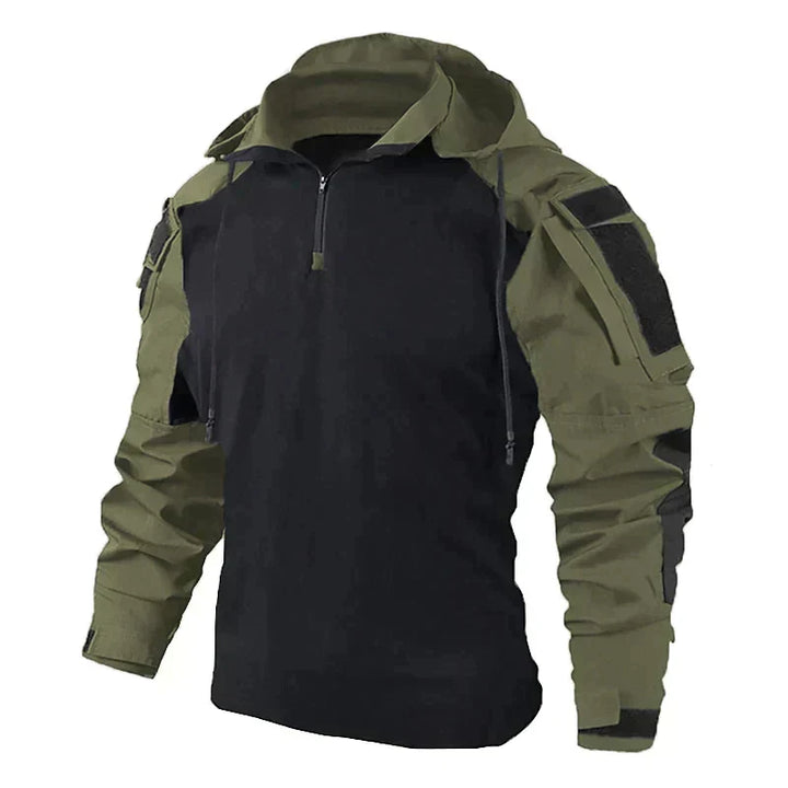 Men’s Long Sleeve Shirt with Hood