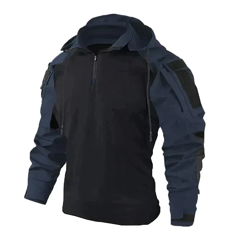 Men’s Long Sleeve Shirt with Hood