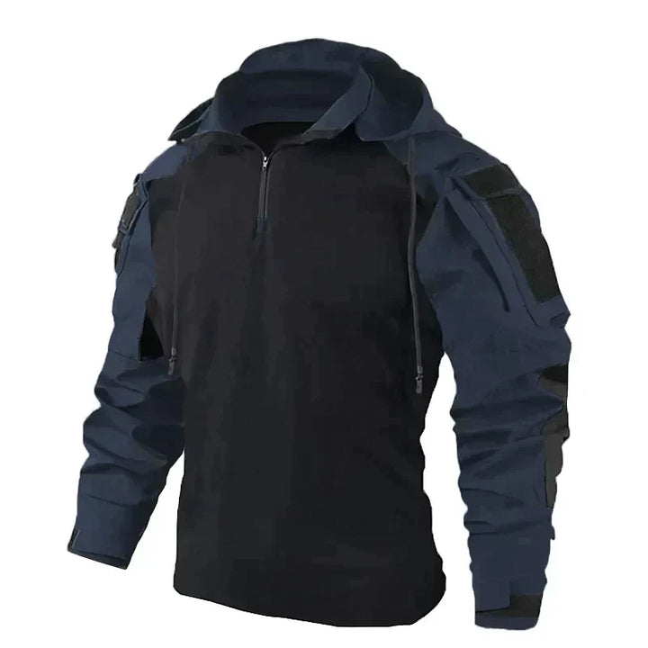 Men’s Long Sleeve Shirt with Hood
