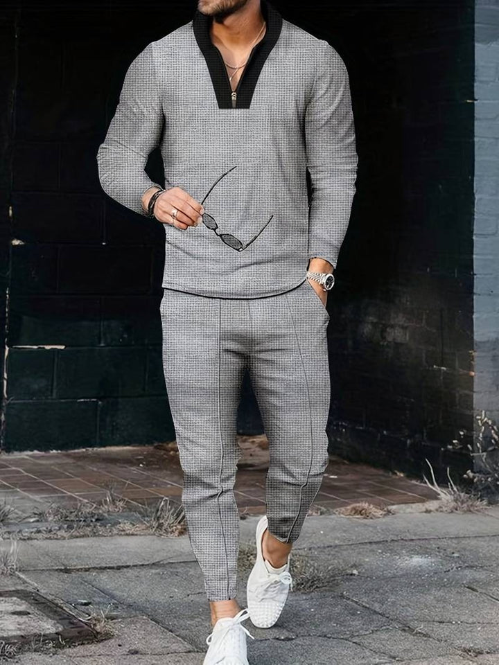 Men’s Long-Sleeve Top and Pants Set