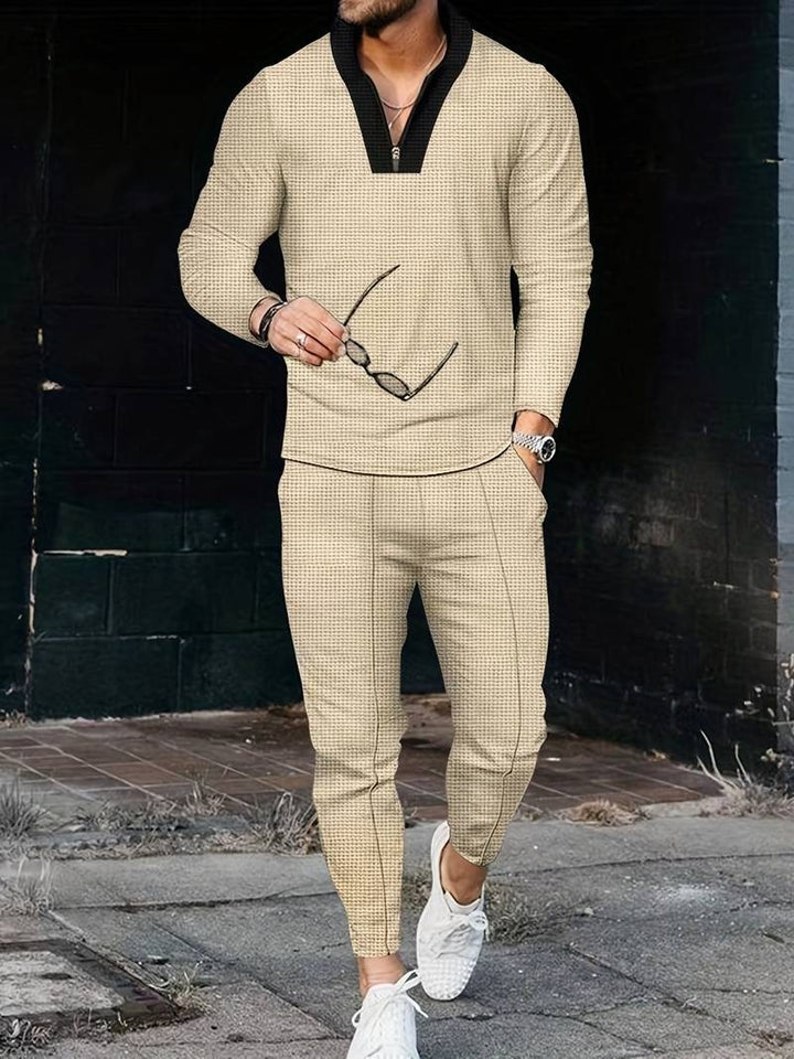 Men’s Long-Sleeve Top and Pants Set