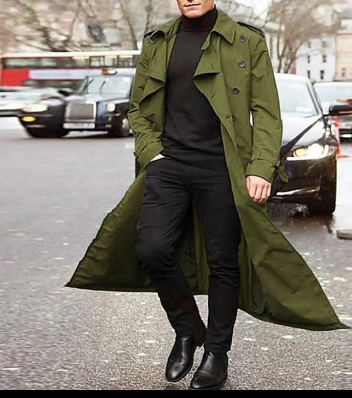 Men’s Long Trench Coat