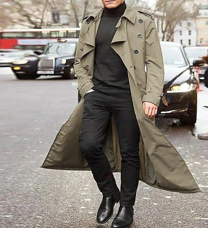 Men’s Long Trench Coat