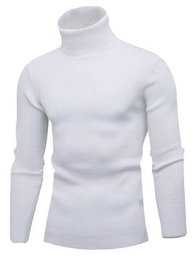 Men’s Ribbed Turtleneck Sweater