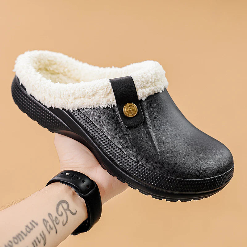 Men’s Slippers with Textured Lining