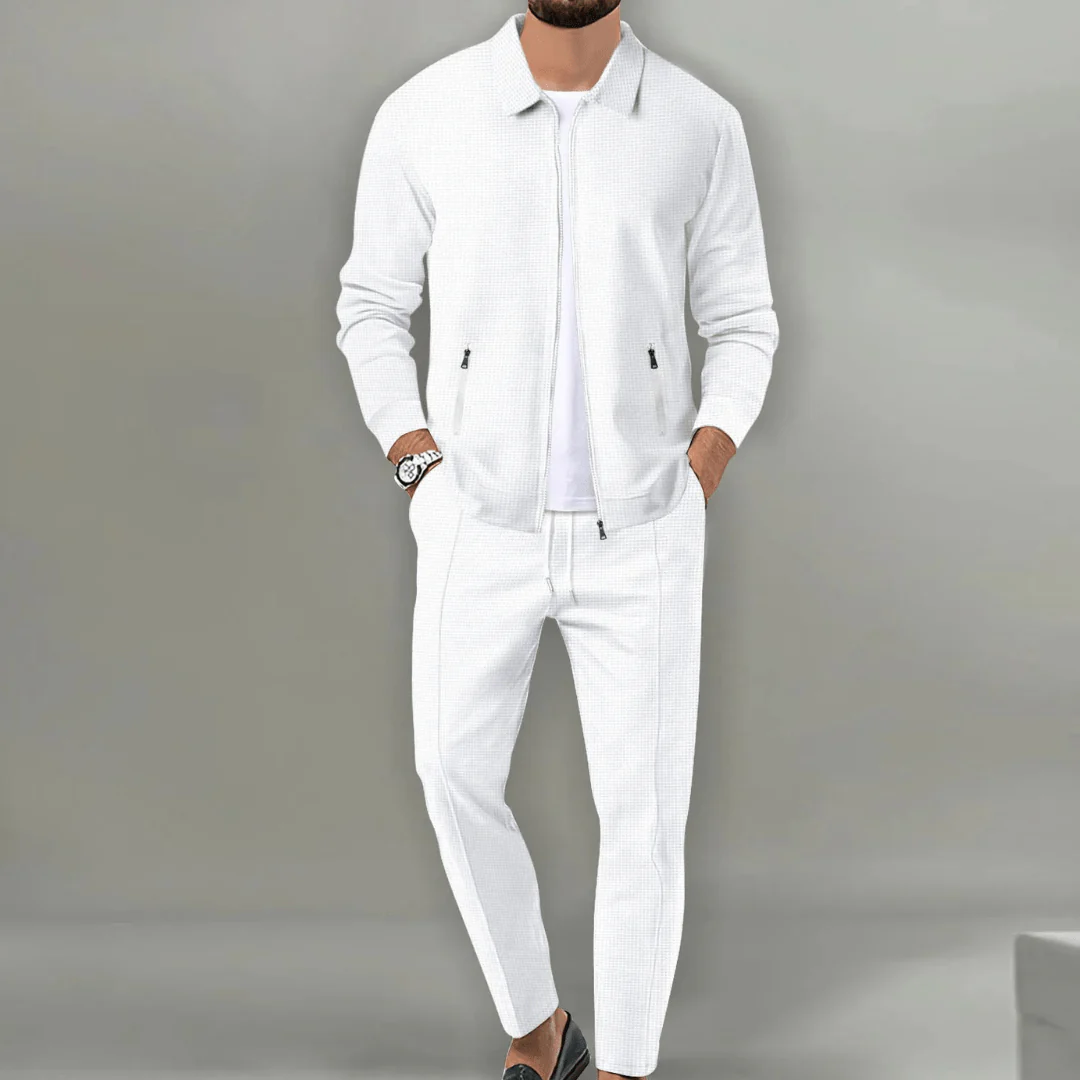 Men’s Two-Piece Tracksuit with Jacket and Pants