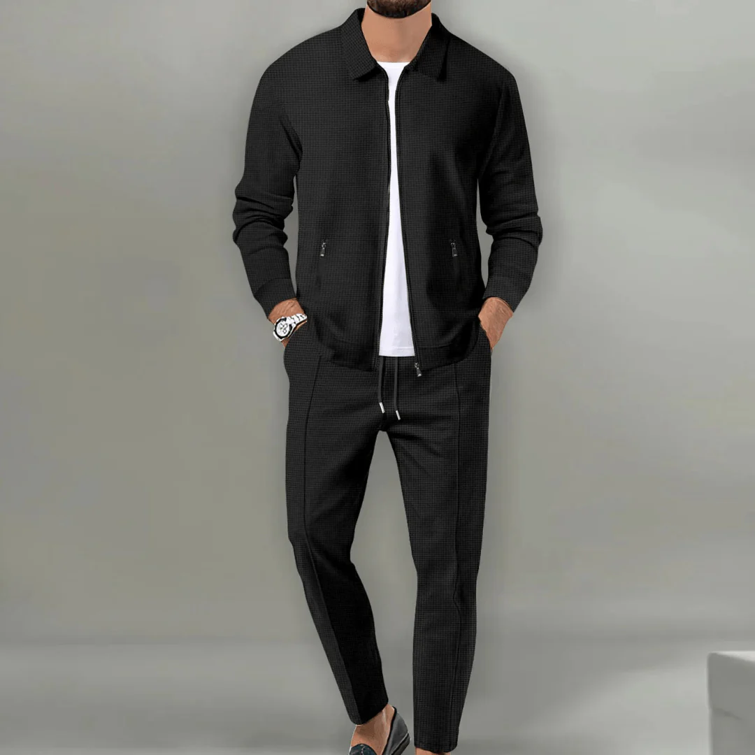 Men’s Two-Piece Tracksuit with Jacket and Pants