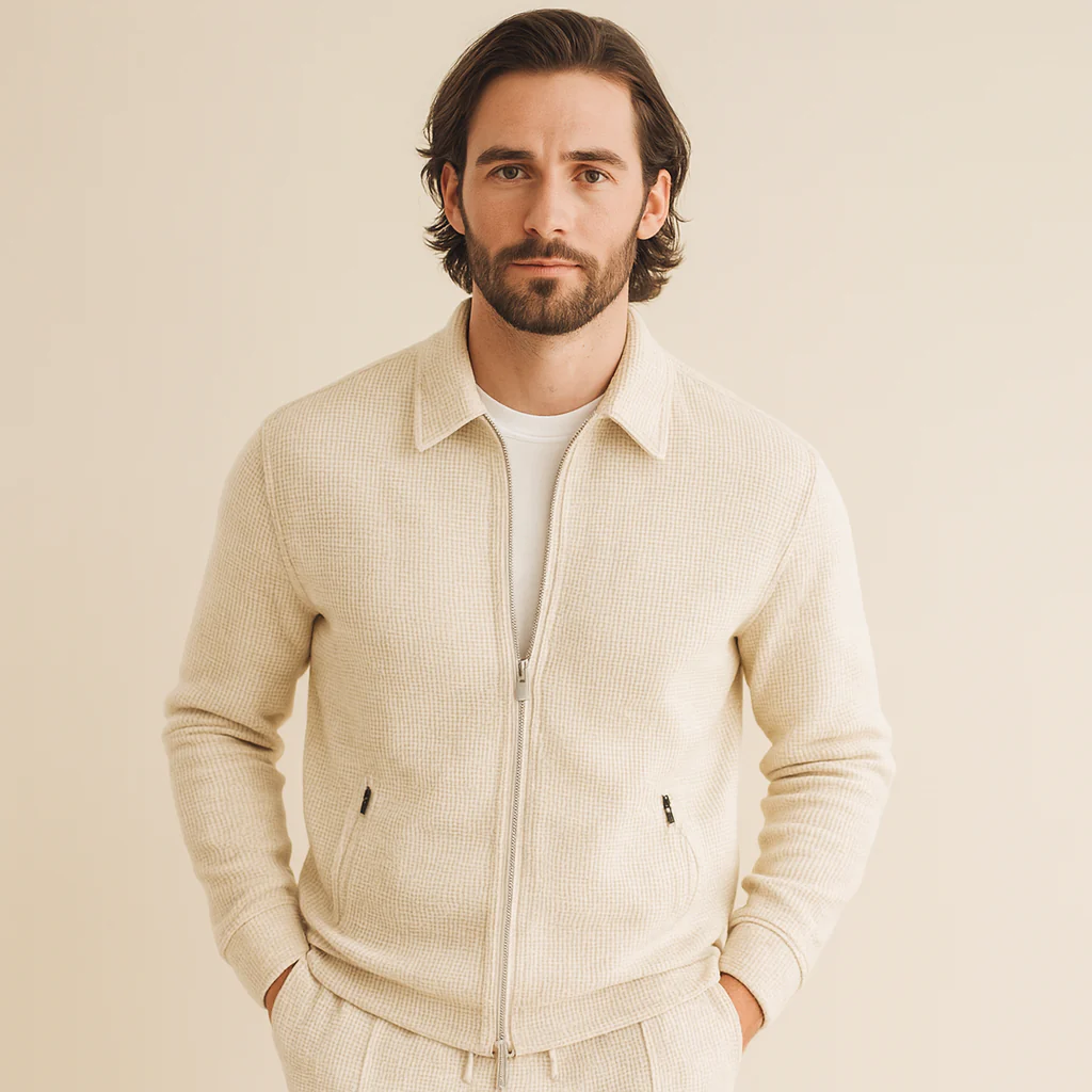 Men’s Two-Piece Tracksuit with Jacket and Pants