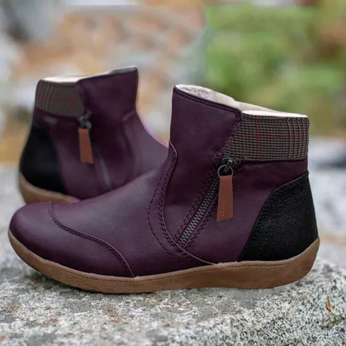 Women’s Ankle Boots with Side Zipper