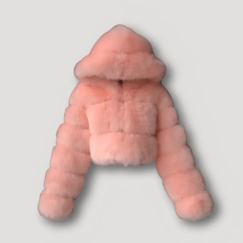 Women’s Cropped Jacket with Hood