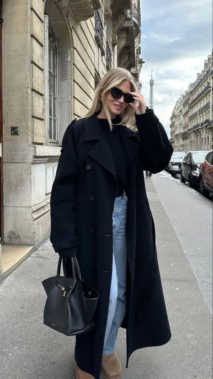 Women’s Double-Breasted Trench Coat