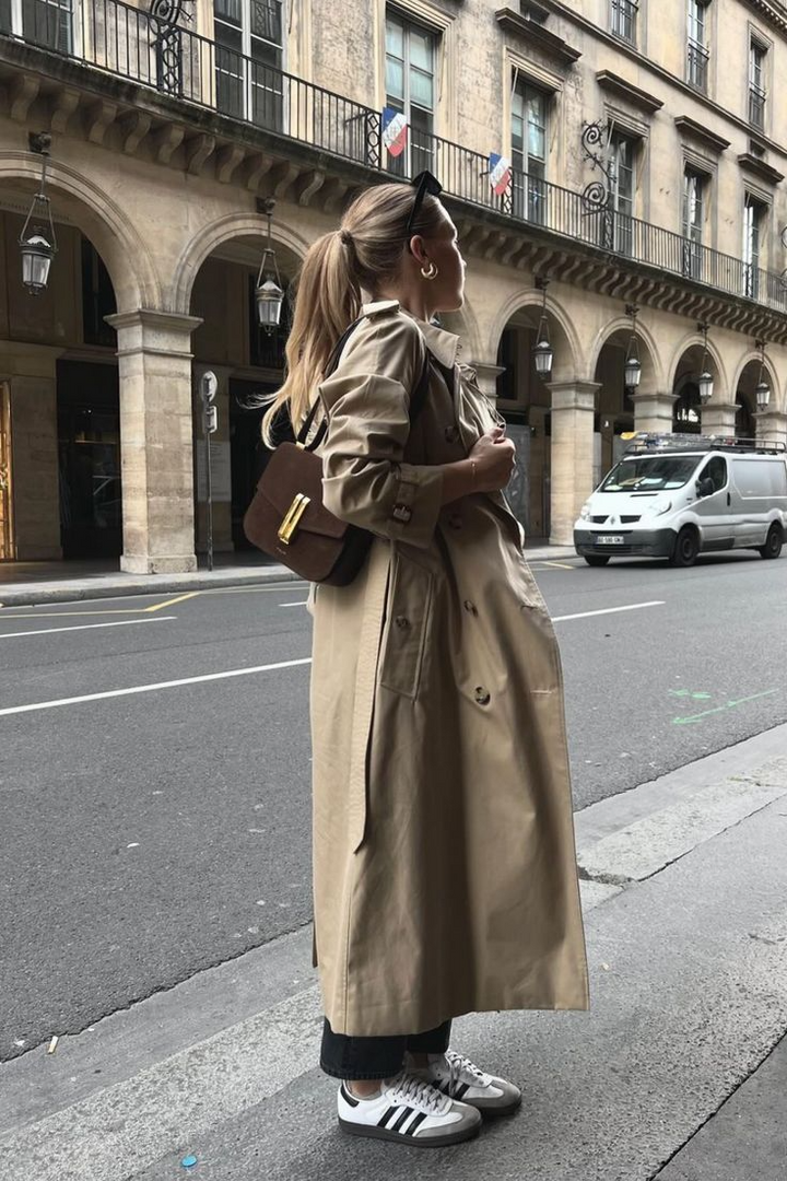Women’s Double-Breasted Trench Coat