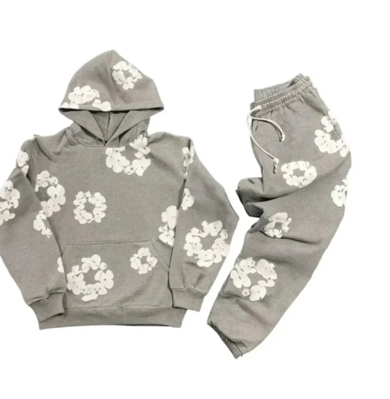 Women’s Floral Hoodie and Jogger Set