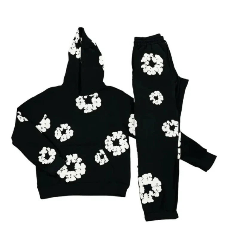 Women’s Floral Hoodie and Jogger Set