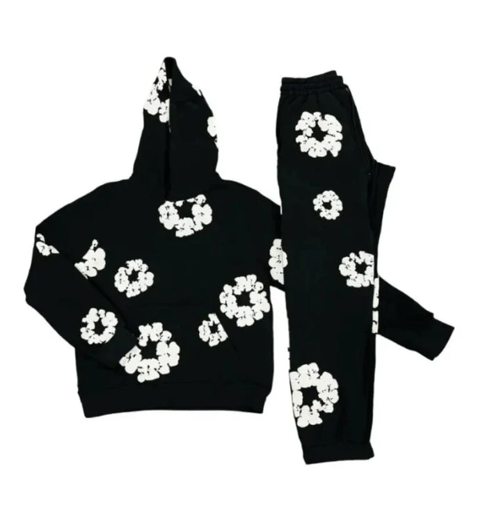 Women’s Floral Hoodie and Jogger Set
