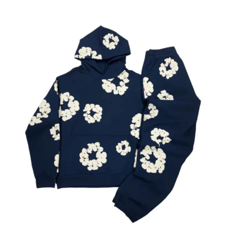 Women’s Floral Hoodie and Jogger Set