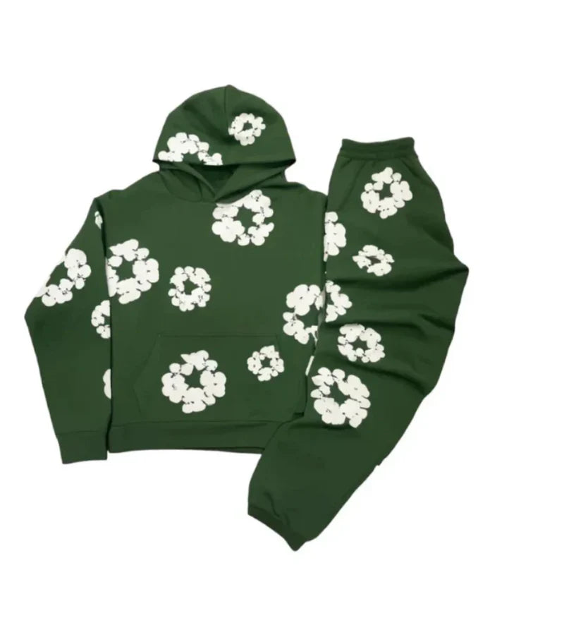 Women’s Floral Hoodie and Jogger Set