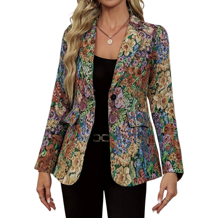 Women’s Floral Print Blazer