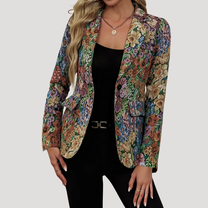 Women’s Floral Print Blazer