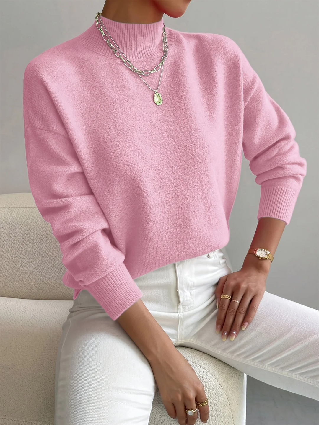Women’s High-Neck Sweater