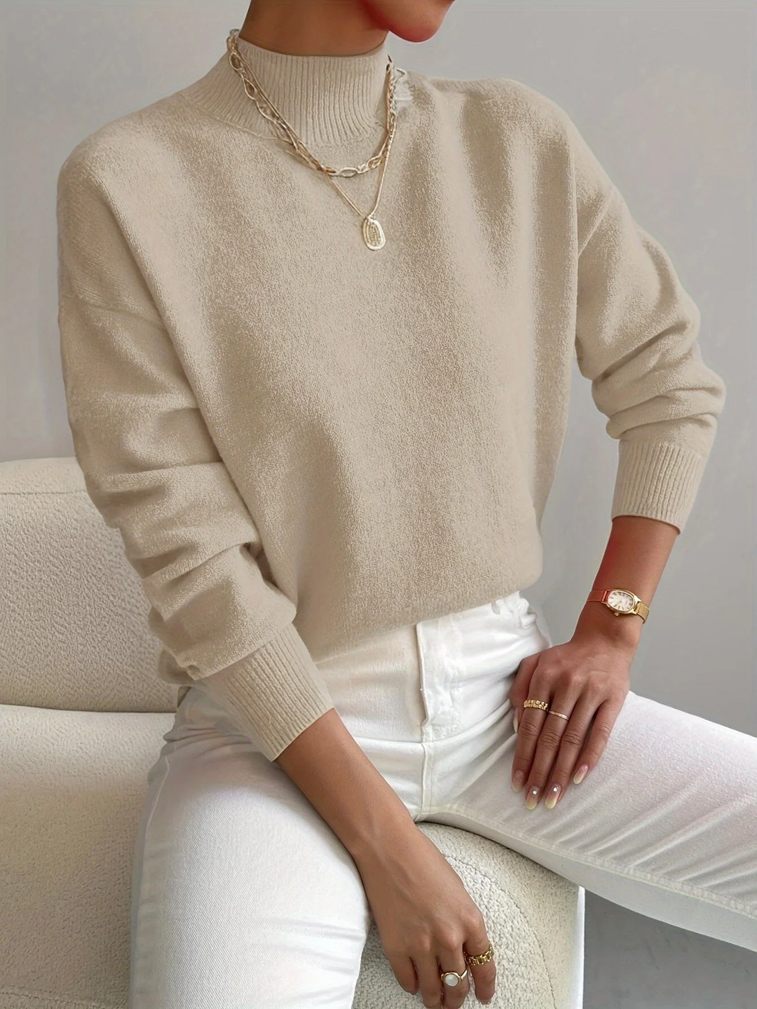 Women’s High-Neck Sweater