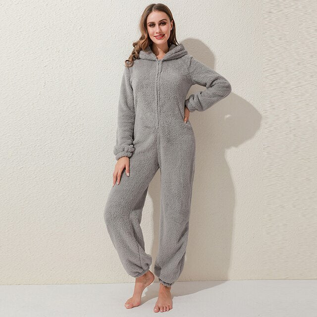Women’s Hooded Jumpsuit
