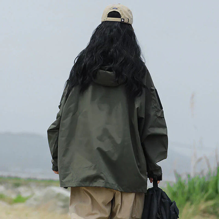 Women’s Jacket with Hood and Pockets